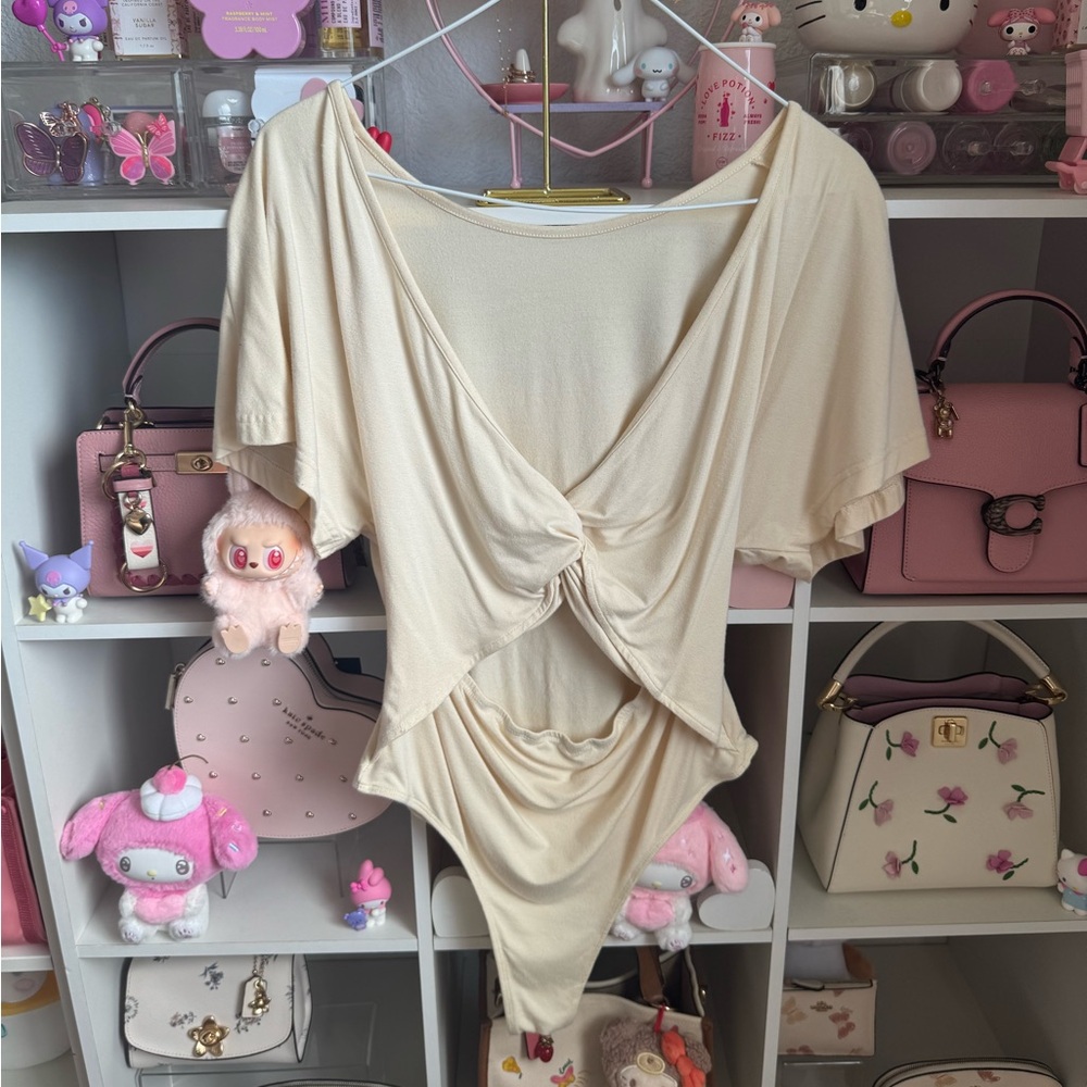 Beige bodysuit